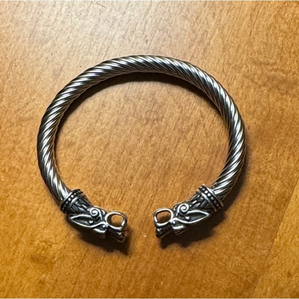 Silver Twisted Cable Bracelet